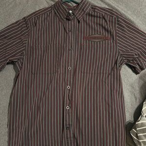 Harley Davidson Short Sleeve Button Up